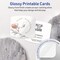 Avery Printable Arched Square Business Cards, Sure Feed Technology, 2" x 2-2/10", Glossy White Cardstock, Print-to-The-Edge, Laser/Inkjet Printable, 120 Total